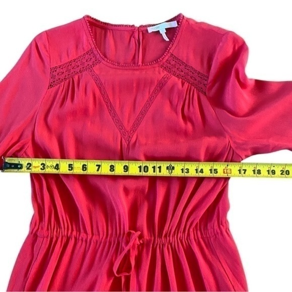 Maje Ransard Crepe Dress in Framboise (red/pink) - Picture 6 of 10